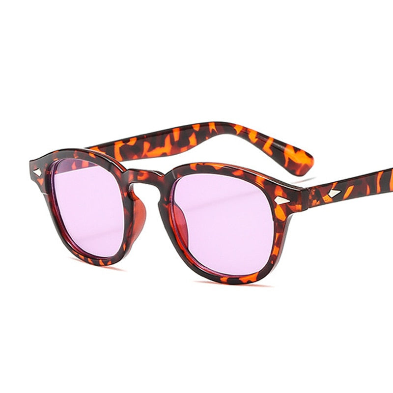 Fashion Johnny Depp Style Runde Sonnenbrille, Marken-Designer, klare Candy-Farblinsen, Sonnenbrillen für Männer und Frauen, Vintage Oculos De Sol - Marke ZKDLHF