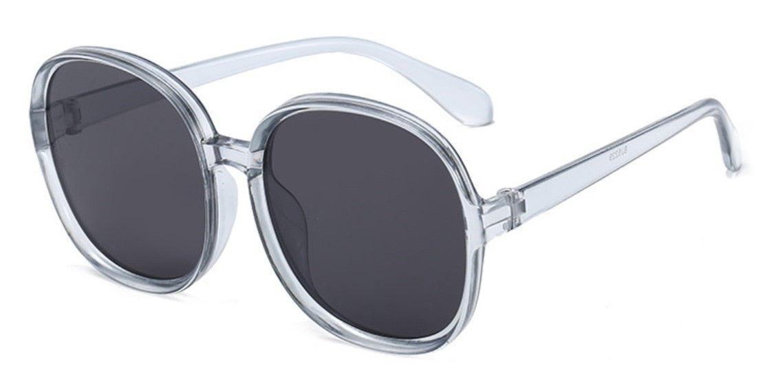 AKLFHNC - Klassische Vintage-Sonnenbrillen für Damen - Oversized-Rahmen - Luxus-Designer-Brillen - Große Schattierungen - UV400-Schutz