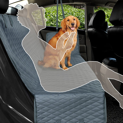 Hochwertiger Hunden Autositzbezug: Wasserdicht, schnell waschbar, ideal für Reisen, schützt den Auto-Rücksitz vor Haustieren