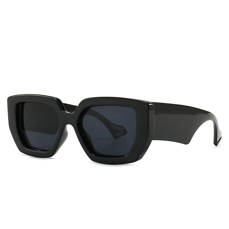 Nummer 1 von 2022 Vintage Fashion Square Sonnenbrille Damen Herren Luxus Designer Großer Rahmen Computer Sonnenbrille UV400