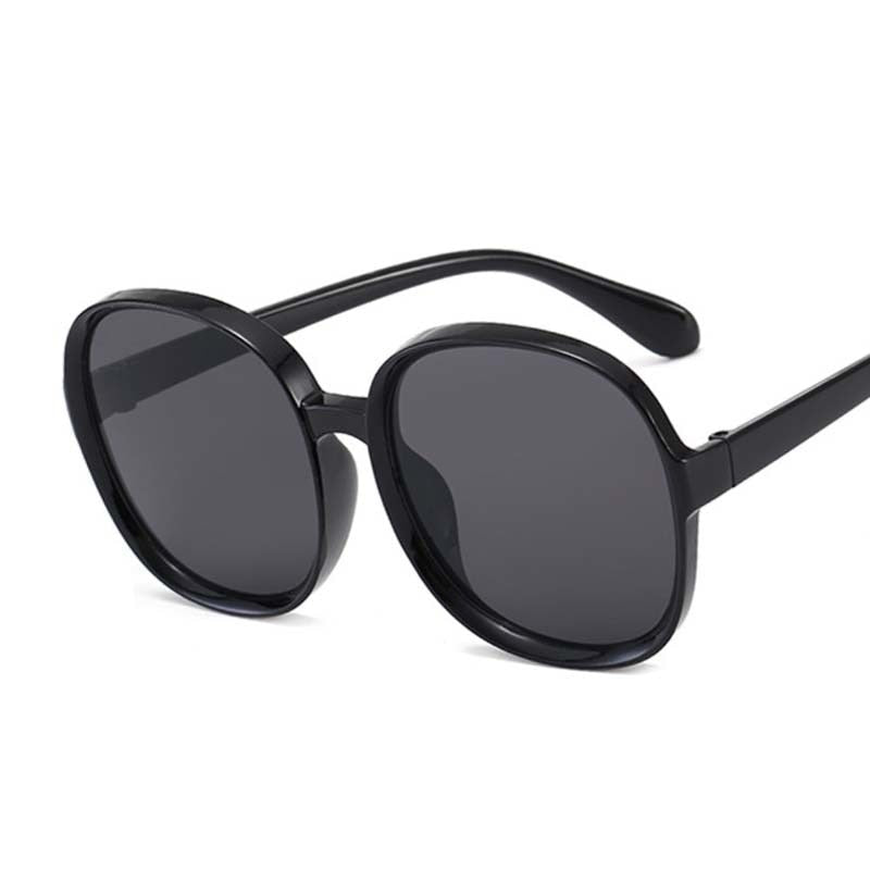 AKLFHNC - Klassische Vintage-Sonnenbrillen für Damen - Oversized-Rahmen - Luxus-Designer-Brillen - Große Schattierungen - UV400-Schutz