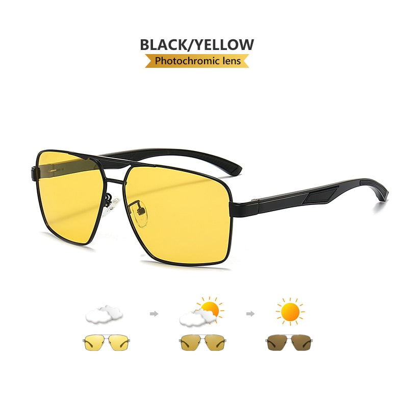 Best of LIOUMO Intelligente Photochrome Sonnenbrille für Männer und Frauen, Polarisierte Nachtsicht -Clare Fahren Gläser UV400
