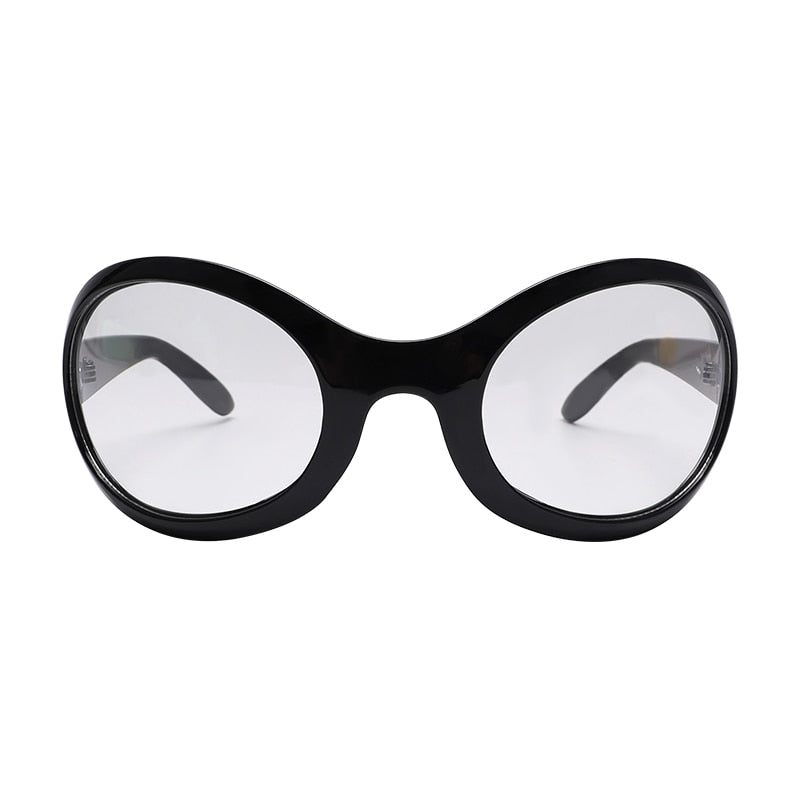 Stilvoll und Schützend: Übergroße runde Sonnenbrille für Damen und Herren - Luxusmarke, Designer-Sonnenbrille mit Photochromic- und UV400-Schutz