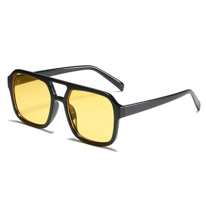 Mode Retro Quadratische Sonnenbrille für Frauen und Mädchen - Weibliche Candy-Spiegel Sonnenbrillen mit UV400-Schutz