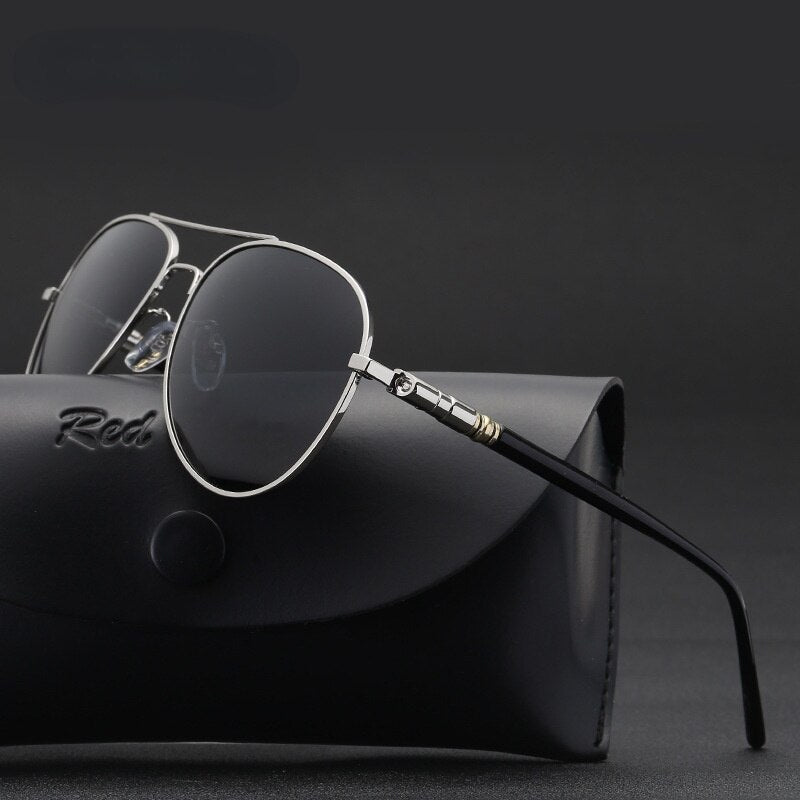 AARRTT RB209: Luxuriöse polarisierte Cat-Eye-Sonnenbrille für Herren mit photochromen Gläsern und UV400-Schutz