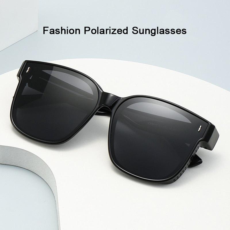 XJiea Vintage Polarisierte Sonnenbrille zum Überziehen von Brillen: Für Männer und Frauen mit Myopie und Presbyopie, ideal für Outdoor-Fahrten, Shades mit UV400-Schutz