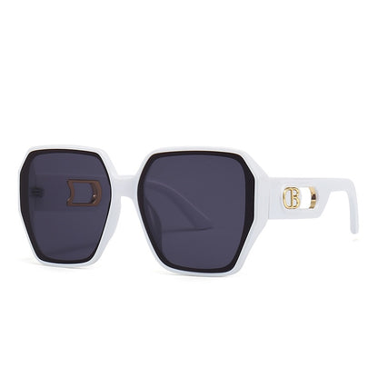Trendige Luxus Designer Square Sonnenbrille für Damen und Herren 2023, Fashion Vintage Großrahmen Sonnenbrille in beliebtem Pink UV400