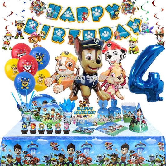 Unvergessliche PAW Patrol Geburtstagsparty-Dekorationen: Entdecke unsere kinderfreundlichen Spielzeug-Folienballons, Latexballons, Einweggeschirr, Event-Zubehör, Banner und Hintergrund